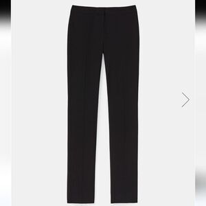 Lafayette 148 New York Side Zip Wool Pants Black Size 8